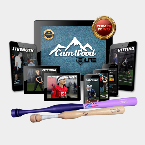 Softball CamWood Elite (60 Days) + Custom Hands & Speed Trainer + One Hand Trainer