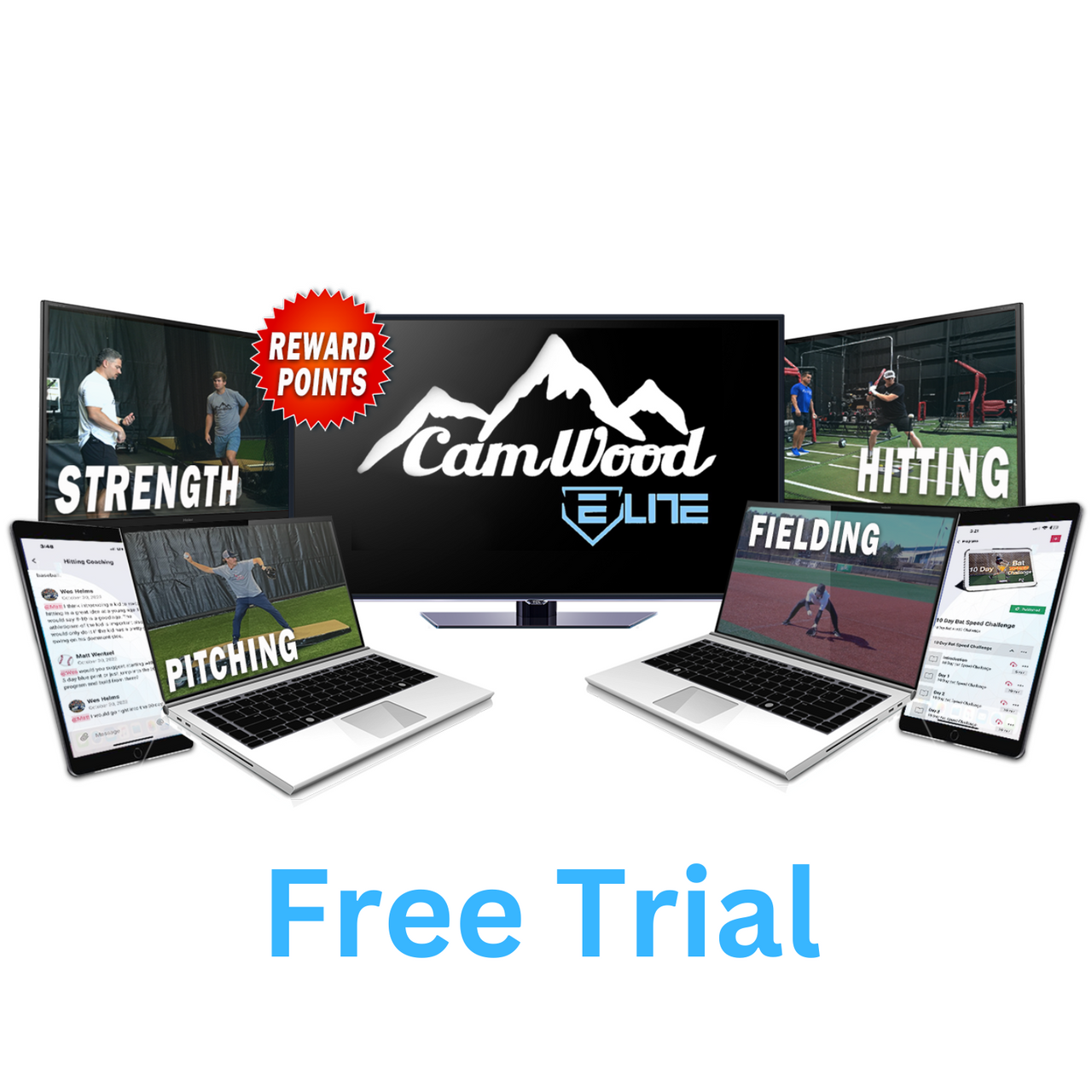 Baseball CamWood Elite Subscription - FREE 21 Day Trial
