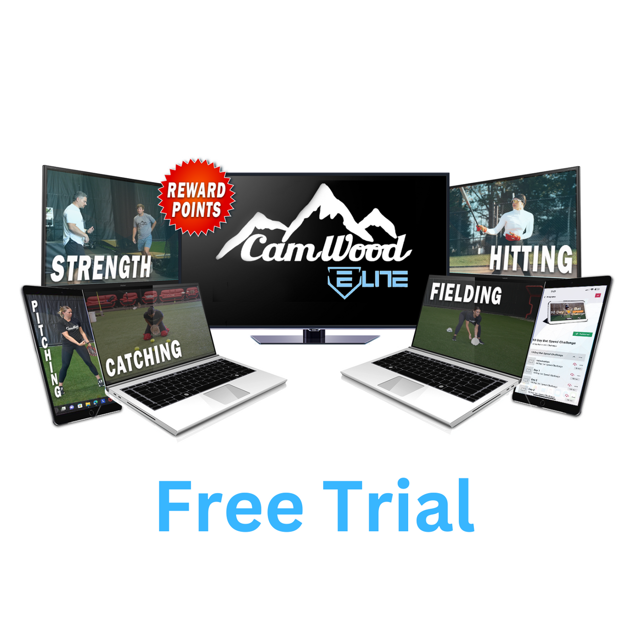 Softball CamWood Elite Subscription - FREE 21 Day Trial