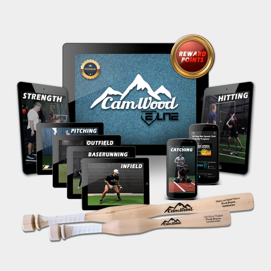 Baseball CamWood Elite (30 Days) + Baseball Hands & Speed Trainer + One Hand Trainer