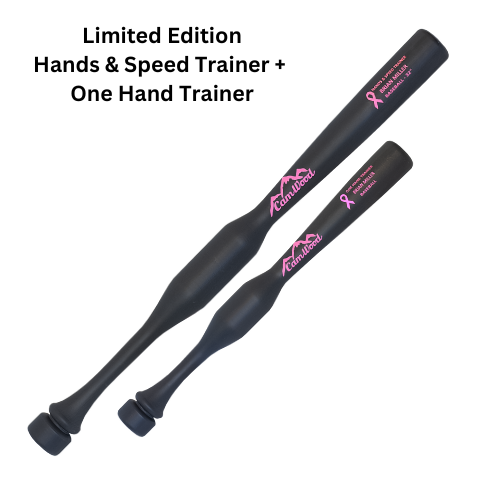 Breast Cancer - Baseball Hands & Speed Trainer + One Hand Trainer