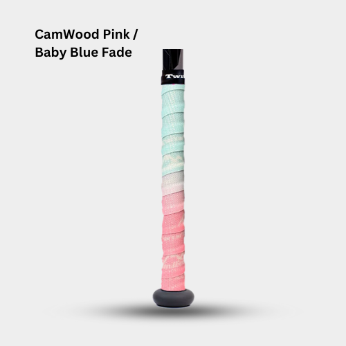 CamWood Pink/Baby Blue Fade - TwinTack Grip