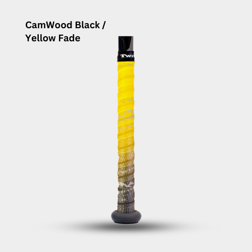 CamWood Black/Yellow Fade - TwinTack Grip