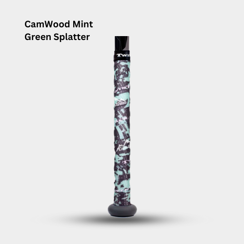 CamWood Mint Green Splatter - TwinTack Grip