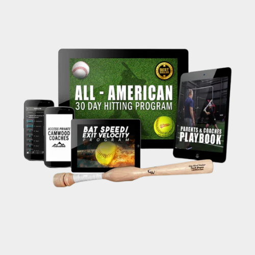 Softball All-American 30 Day Hitting Program + Softball One Hand Trainer