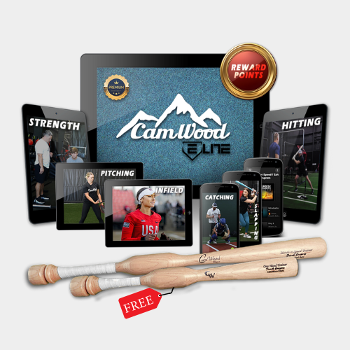 Softball CamWood Elite Membership + FREE Hands & Speed Trainer & One Hand Trainer
