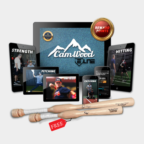 Baseball CamWood Elite Membership + FREE Hands & Speed Trainer & One Hand Trainer