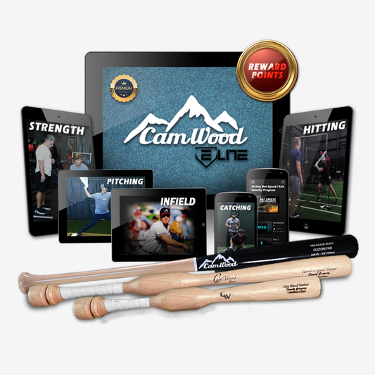 Baseball CamWood Elite (60 Days) + Hands & Speed Trainer + One Hand Trainer + Stock Game Bat