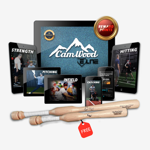 Baseball CamWood Elite Membership + FREE Hands & Speed Trainer & One Hand Trainer