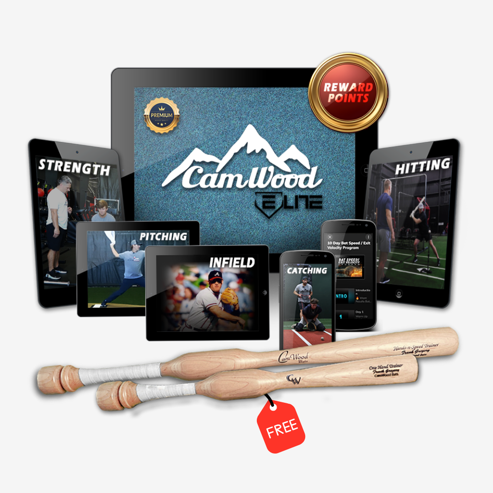 Baseball CamWood Elite Membership + FREE Hands & Speed Trainer & One Hand Trainer