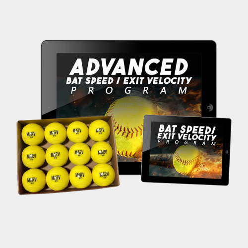 Softball Advanced Bat Speed / Exit Velocity Program + FREE 12 Marv Balls + FREE 10 Day Bat Speed / Exit Velocity Program