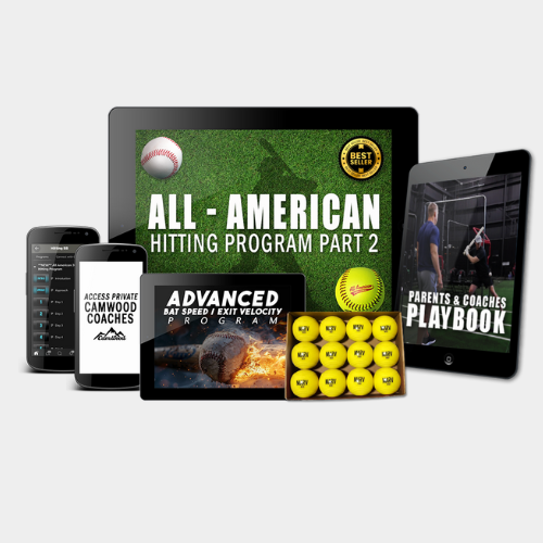Baseball All-American Hitting Program Part 2 + Advanced Bat Speed / Exit Velocity Program + 10 Day Bat Speed / Exit Velocity Program + 12 Marv Balls