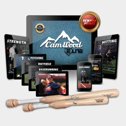 Baseball CamWood Elite (60 Days) + Baseball Hands & Speed Trainer + One Hand Trainer