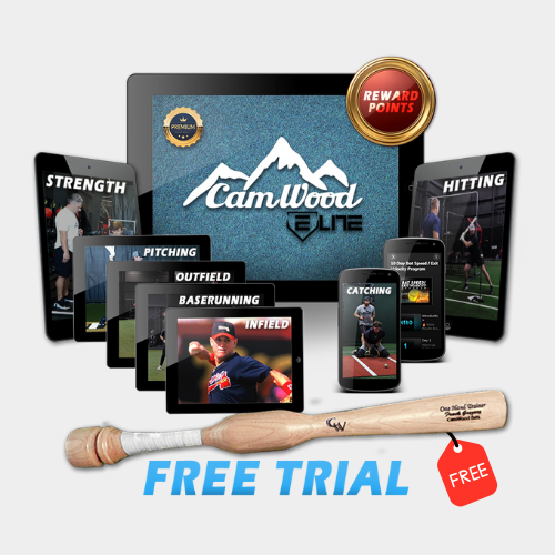 Baseball CamWood Elite Membership - 30 Day Free Trial + FREE One Hand Trainer