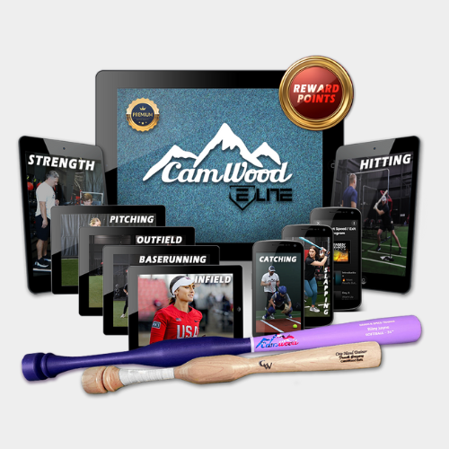 Softball CamWood Elite (60 Days) + Custom Hands & Speed Trainer + One Hand Trainer