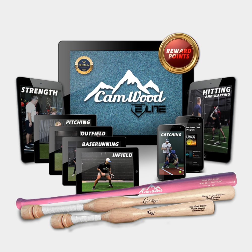Softball CamWood Elite (30 Days) + Hands & Speed Trainer + One Hand Trainer + Custom BK Bat