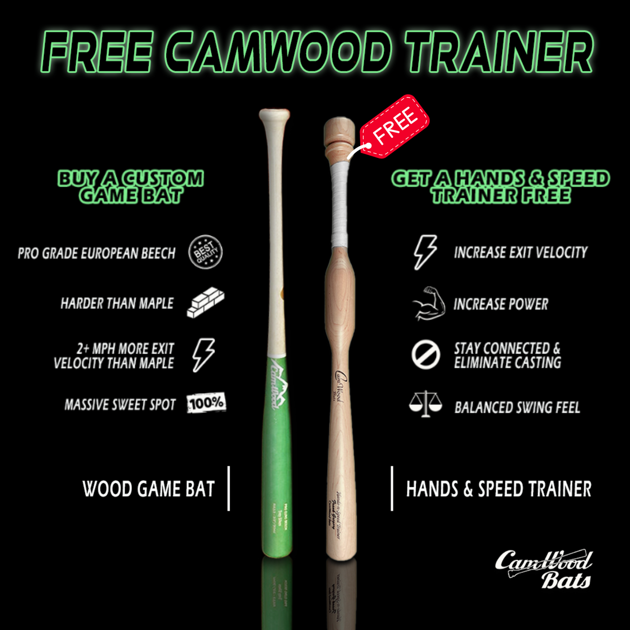 Baseball CamWood Bats