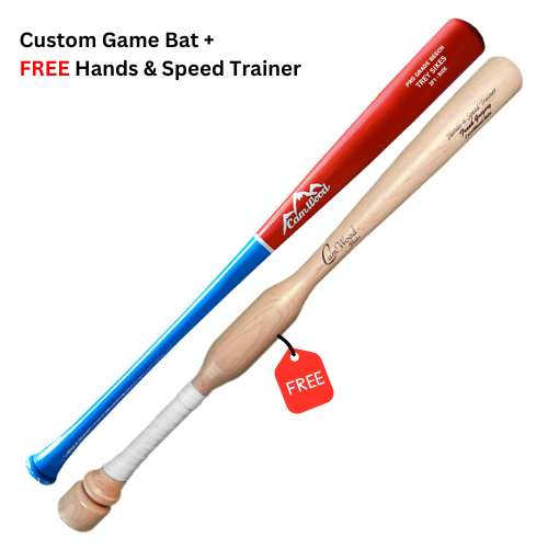 Custom Game Bat + FREE CamWood Hands & Speed Trainer