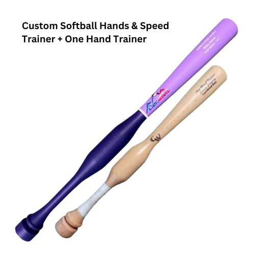 Custom Softball Hands & Speed Trainer + One Hand Trainer