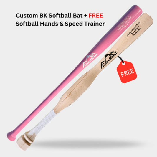 Custom BK Softball Bat + FREE Softball Hands & Speed Trainer