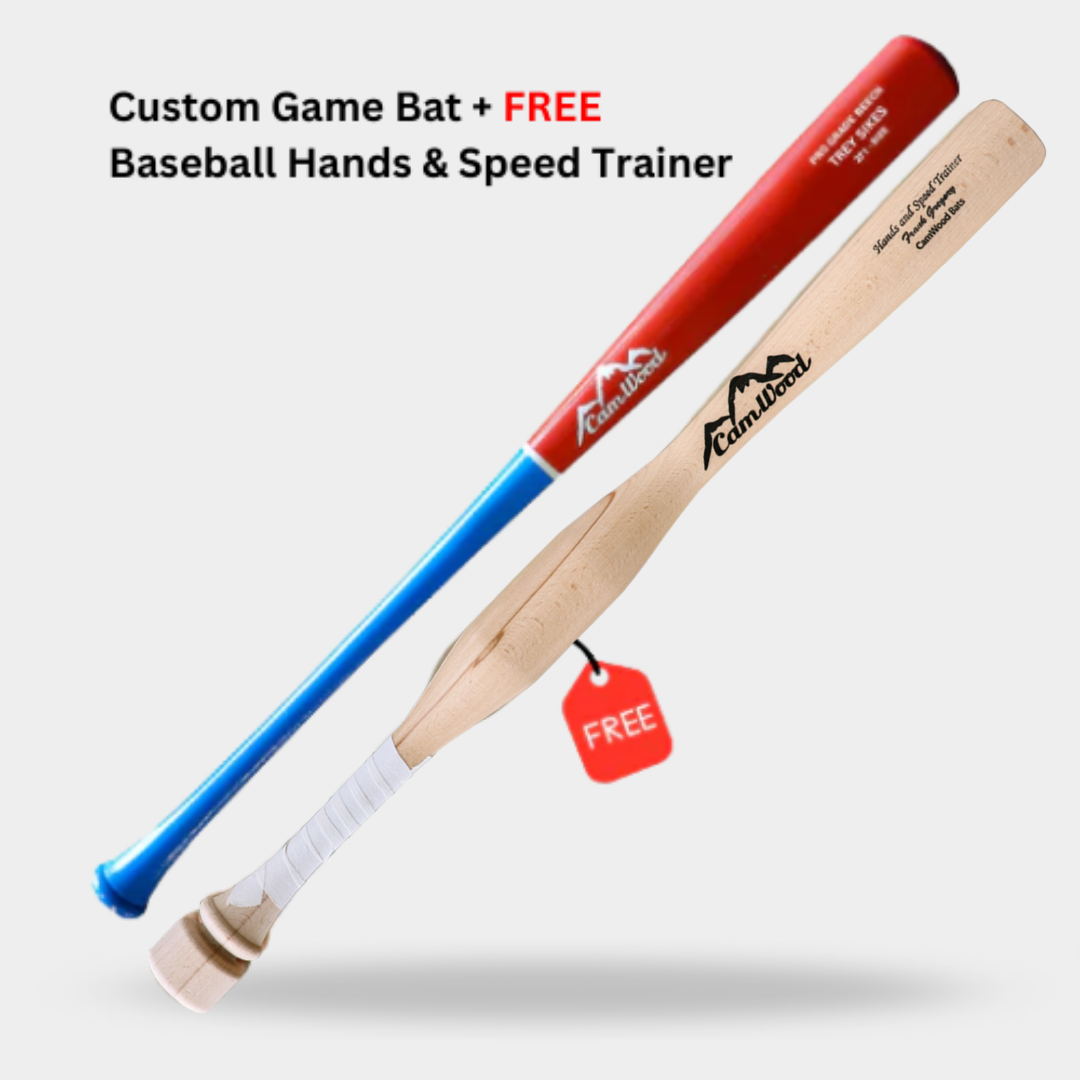 Custom Game Bat + FREE Hands & Speed Trainer