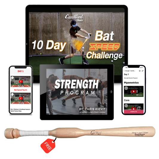 10 Day Bat Speed Challenge + FREE Baseball Hands & Speed Trainer