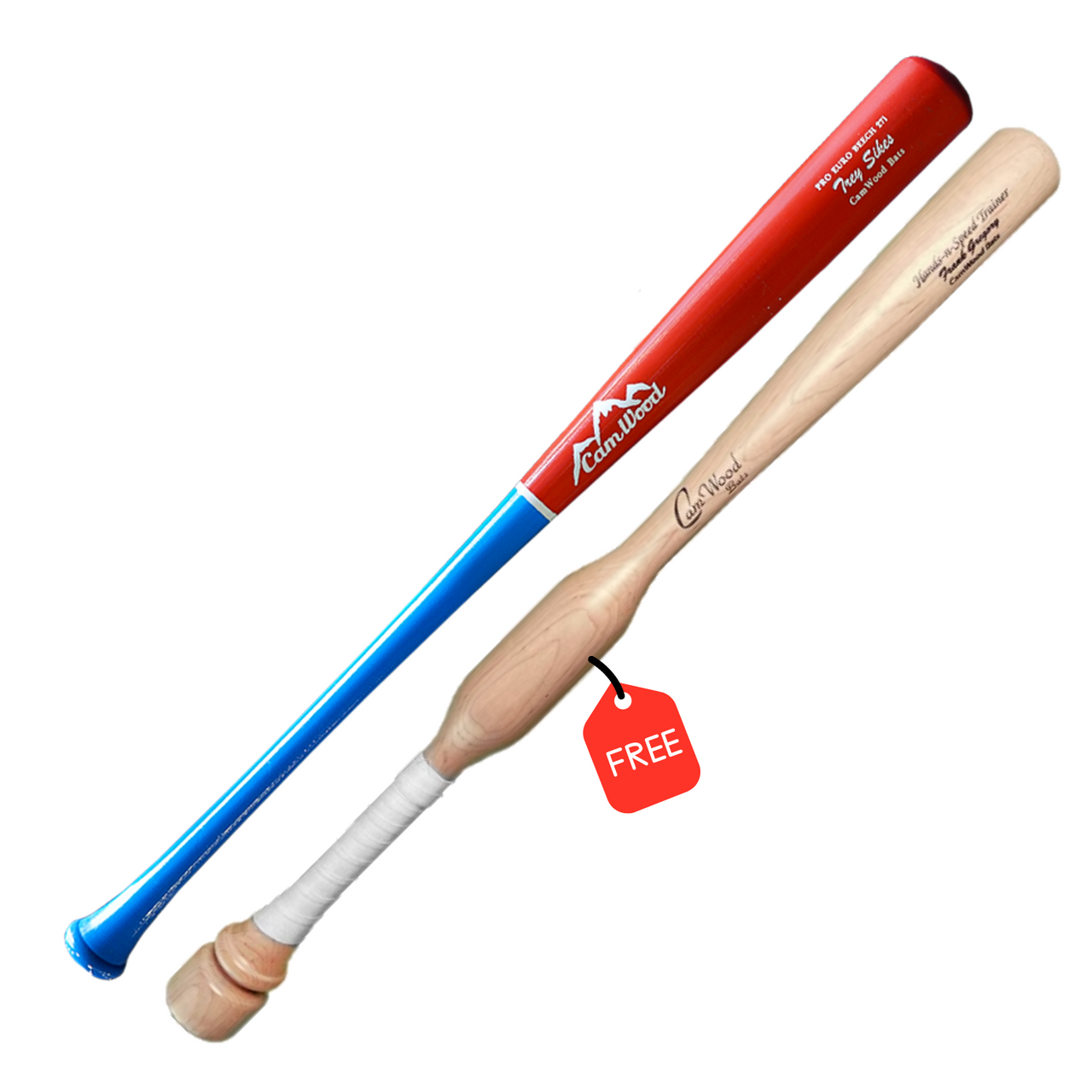 Custom Game Bat + FREE CamWood Hands & Speed Trainer – CamWood Bats