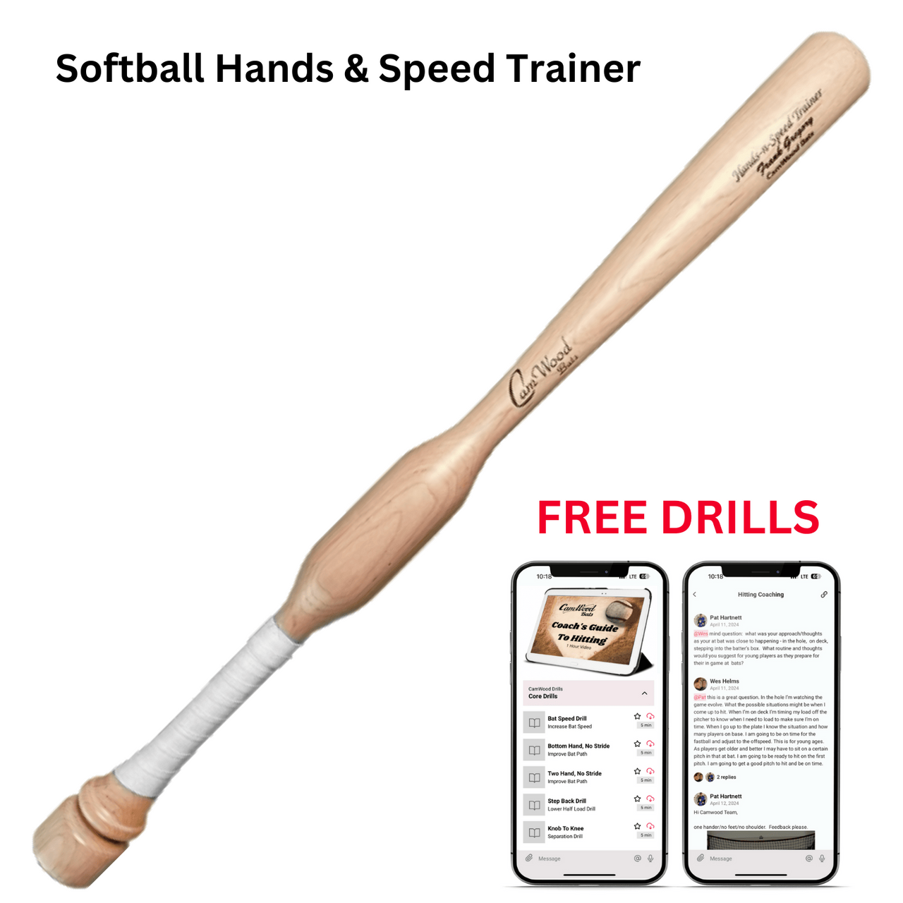 Softball CamWood Hands & Speed Trainer