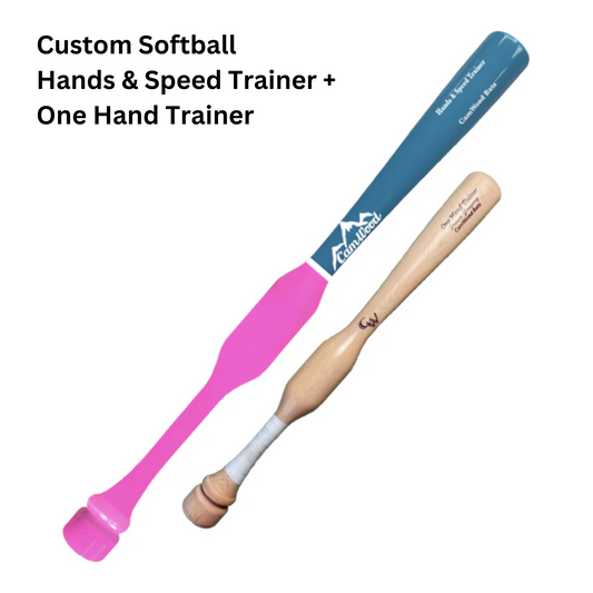 Softball Custom Hands & Speed Trainer + One Hand Trainer