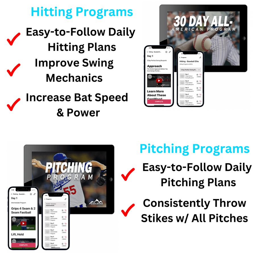Baseball CamWood Elite Membership - 30 Day Free Trial + FREE One Hand Trainer
