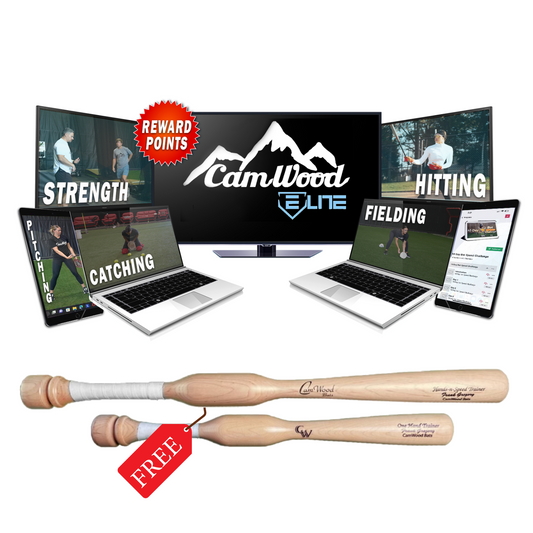 Softball CamWood Elite Subscription + FREE Hands & Speed Trainer & One Hand Trainer