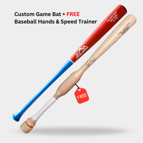 Custom Game Bat + FREE Baseball Hands & Speed Trainer