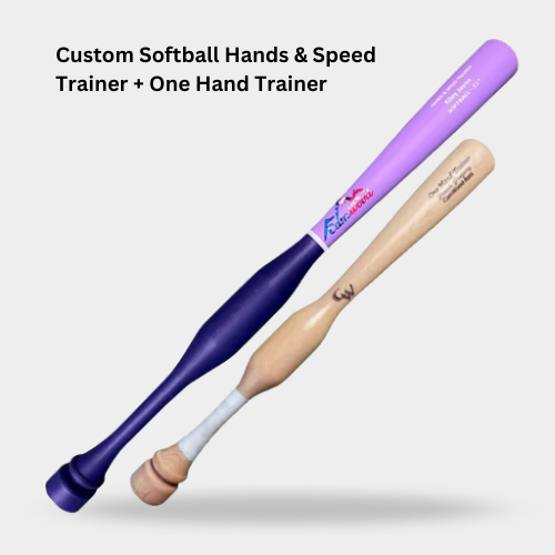 Custom Softball Hands & Speed Trainer + One Hand Trainer