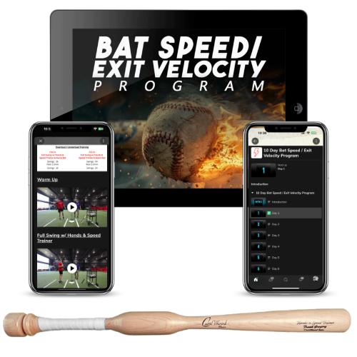 Baseball Hands & Speed Trainer + FREE 10 Day Bat Speed / Exit Velocity Program