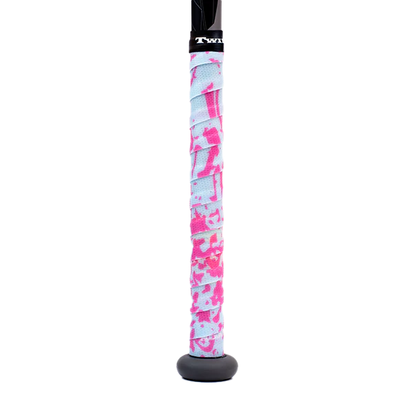 Pink/Light Blue Splatter - TwinTack Grip