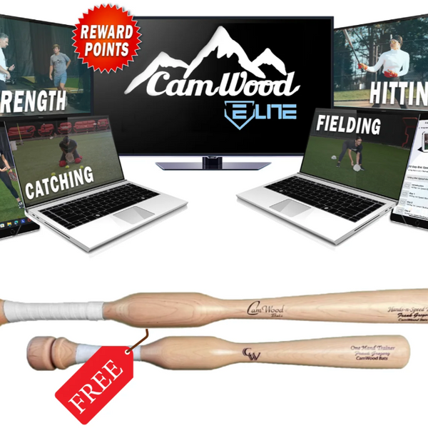 Softball CamWood Elite Membership + FREE Hands & Speed Trainer & One Hand Trainer