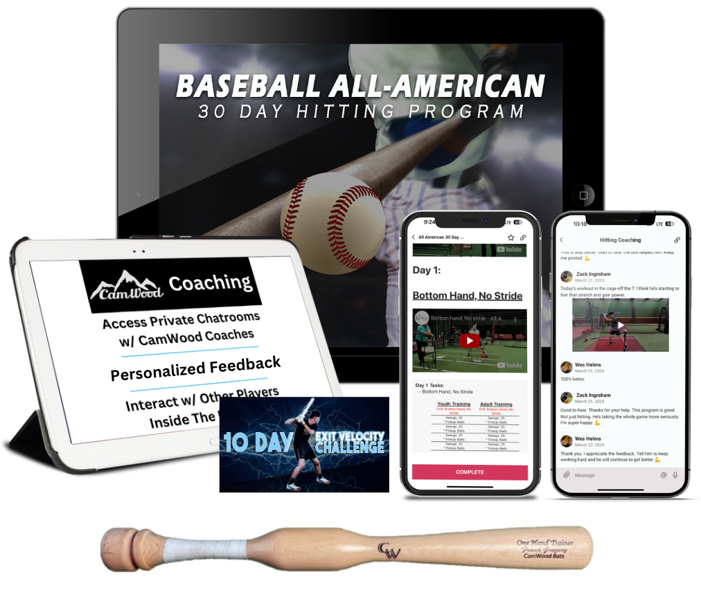 Baseball All-American 30 Day Hitting Program + One Hander