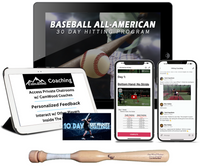 Thumbnail for Baseball All-American 30 Day Hitting Program + One Hander