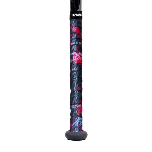 CamWood Red/Black Splatter - TwinTack Grip