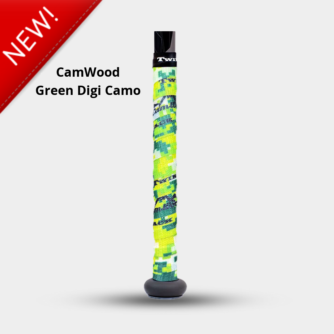 CamWood Green Digi Camo TwinTack Grip